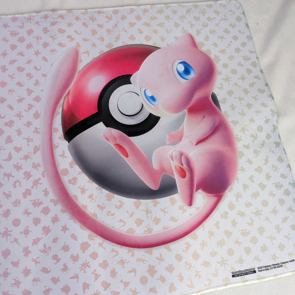 Pokemon Scarlet & Violet 151 Mew TCG Playmat Official Nintendo Game Mat 24x13.5